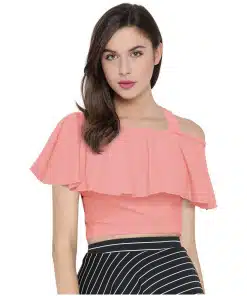 Trendy Hosiery Crop Top for Women's Western Fashion