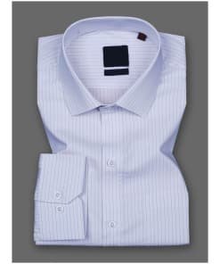 Off-White with Jade Black Premium Cotton Shirt for Men