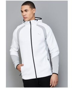 Contrast Panel Sport Jacket for Men Lightweight and Trendy