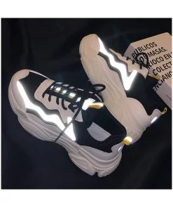 Couple's Safety Reflective Running Footwear