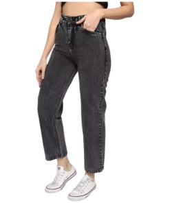 High Rise Black Flared Jeans for Women