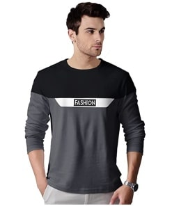 Full Sleeve Cotton Blend T-Shirt for Men