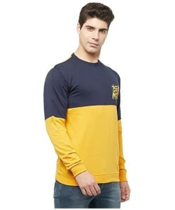Round Neck Regular Fit Cotton Tshirt For Men's