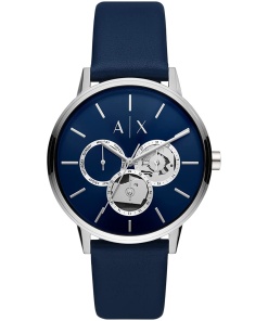 Signature Blue Dial Analog Men's Watch – Timeless Elegance