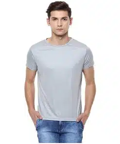 Men's Regular Fit Half Sleeve Tee Trio (Grey, Orange, Red)