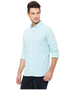 Minty Fresh Regular Fit Shirt for Men