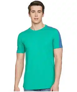 Regular Fit Spread Collar Tee for Men