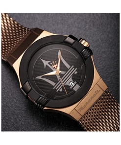 Stylish Men's Watch with Classic Black Date Analog Dial