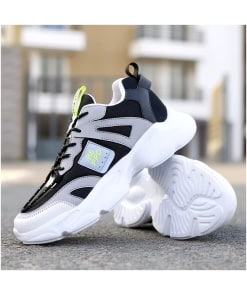 Men's Retro Color-Blocked Lightweight Casual Shoes