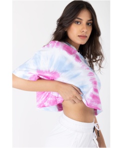 Cotton Candy Skies Cropped Delight Tshirt