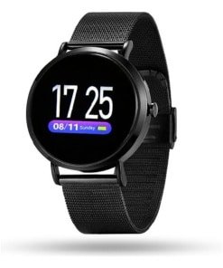 Smart Watch for Stylish Ladies with Metal Casing and Mesh Band