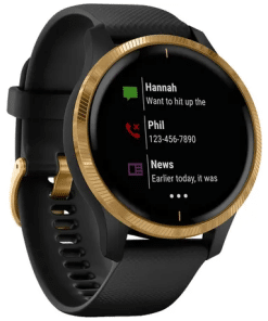 Garmin Venu Smartwatch in Stylish Black and Gold