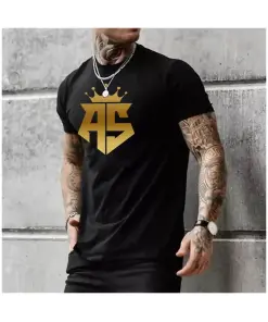 Men's T-Shirt with Stylish Short Sleeves