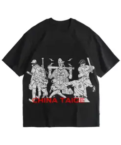 Men's Streetwear T-Shirt with Stylish Oversized Appeal