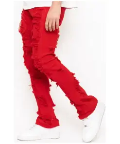 Men's Flared Stacked Jeans