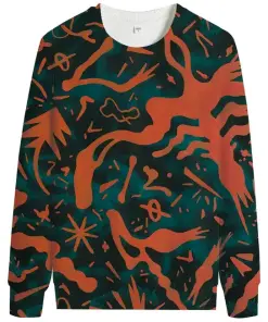 Men's Cotton Graphic Sweater for Effortless Style
