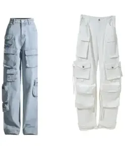 Stylish Multi-Pocket Jeans Tailored for Women