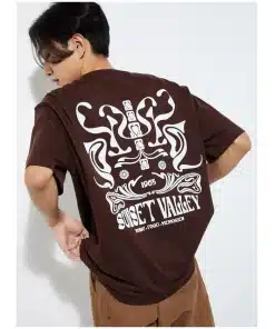 Men Oversized Back Printed T-shirt