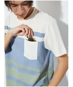 Men Slim Fit Striped T-shirt