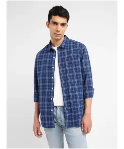 Men's Checkered Slim Fit Shirt