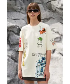 Star Wars Sketch Oversized T-shirt