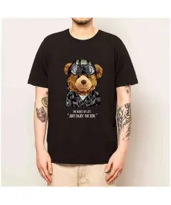 Cartoon Graphic Men's Clothing Hip Hop Tees