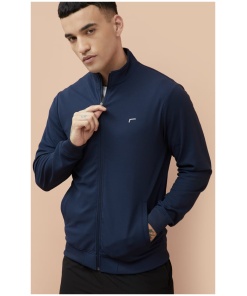 Textured Zip Up Sports Jacket for Men Comfortable and Stylish