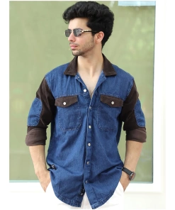 Classic Blue Washed Denim Shirt